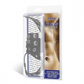 Утяжка на пенис и мошонку Cock Ring With 1.5  Ball Stretcher And Optional Weight Ring - BlueLine - купить с доставкой в Химках