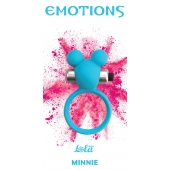 Голубое эрекционное виброколечко Emotions Minnie Breeze - Lola Games - в Химках купить с доставкой