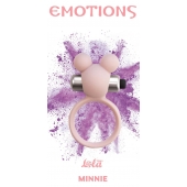Розовое эрекционное виброколечко Emotions Minnie Light pink - Lola Games - в Химках купить с доставкой