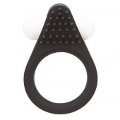 Чёрное эрекционное кольцо LIT-UP SILICONE STIMU RING 1 BLACK - Dream Toys - в Химках купить с доставкой