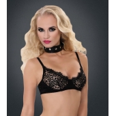 Полиуретановый ошейник с пуклями и D-кольцами Collar with Studs - Blush Novelties - купить с доставкой в Химках