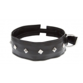 Полиуретановый ошейник с пуклями Collar with Studs - Blush Novelties - купить с доставкой в Химках