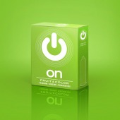 Цветные ароматизированные презервативы ON) Fruit   Color - 3 шт. - ON) - купить с доставкой в Химках