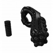 Чёрное эрекционное виброкольцо Tickle - Bathmate - в Химках купить с доставкой