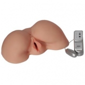 Телесная вибровагина из киберкожи с выносным пультом - LOVETOY (А-Полимер) - в Химках купить с доставкой