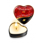 Массажная свеча с ароматом ванили Bougie Massage Candle - 35 мл. - Plaisir Secret - купить с доставкой в Химках