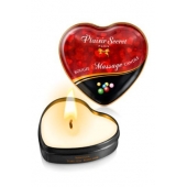 Массажная свеча с ароматом бубль-гума Bougie Massage Candle - 35 мл. - Plaisir Secret - купить с доставкой в Химках