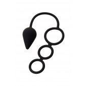 Тройное эрекционное кольцо с анальным хвостом Drop M-size - Erotist Adult Toys - в Химках купить с доставкой