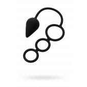 Тройное эрекционное кольцо с анальным хвостом Drop M-size - Erotist Adult Toys - в Химках купить с доставкой