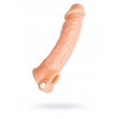 Удлиняющая насадка на пенис с вибрацией - 18,5 см. - ToyFa - в Химках купить с доставкой