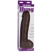 Большая насадка для трусиков Vac-U-Lock Realistic Hung - 31,7 см. - Doc Johnson - купить с доставкой в Химках