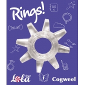 Прозрачное эрекционное кольцо Rings Cogweel - Lola Games - в Химках купить с доставкой