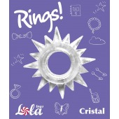 Прозрачное эрекционное кольцо Rings Cristal - Lola Games - в Химках купить с доставкой