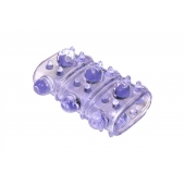 Фиолетовая насадка на пенис Rings Armour - Lola Games - в Химках купить с доставкой