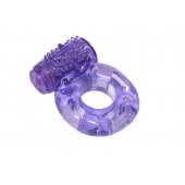 Фиолетовое эрекционное кольцо с вибрацией Rings Axle-pin - Lola Games - в Химках купить с доставкой