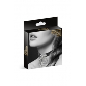 Черный чокер с двумя кольцами - Bijoux Pour Toi - купить с доставкой в Химках