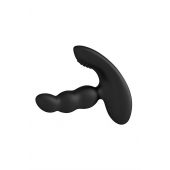 Черный силиконовый стимулятор простаты Levett Nitoc с пультом ДУ - Levett - в Химках купить с доставкой