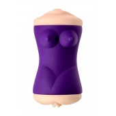 Двухсторонний мастурбатор JOS YARA в фиолетовой колбе - JOS - в Химках купить с доставкой