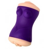 Двухсторонний мастурбатор JOS YARA в фиолетовой колбе - JOS - в Химках купить с доставкой