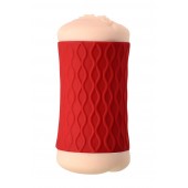 Двухсторонний мастурбатор JOS  NADIN в красном цилиндре - JOS - в Химках купить с доставкой