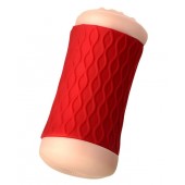 Двухсторонний мастурбатор JOS  NADIN в красном цилиндре - JOS - в Химках купить с доставкой