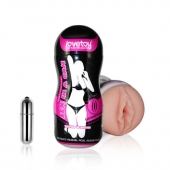 Мастурбатор-вагина Sex In A Can Vibra Vagina Tunnel - Lovetoy - в Химках купить с доставкой