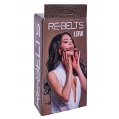Кляп-трензель Lora с металлическими кольцами - Rebelts - купить с доставкой в Химках