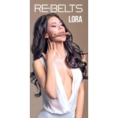 Кляп-трензель Lora с металлическими кольцами - Rebelts - купить с доставкой в Химках
