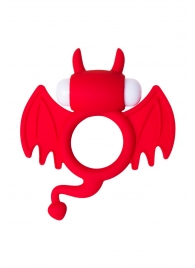 Красное эрекционное кольцо на пенис JOS COCKY DEVIL - JOS - в Химках купить с доставкой