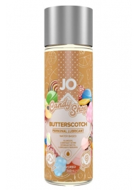 Смазка на водной основе Candy Shop Butterscotch с ароматом ирисок - 60 мл. - System JO - купить с доставкой в Химках