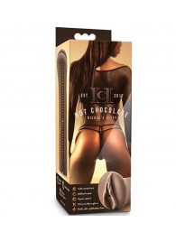 Коричневый мастубратор-вагина Nicole s Kitty - Blush Novelties - в Химках купить с доставкой
