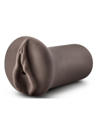 Коричневый мастубратор-вагина Nicole s Kitty - Blush Novelties - в Химках купить с доставкой