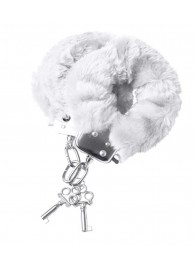 Наручники с белой меховой опушкой - ToyFa - купить с доставкой в Химках