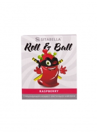 Стимулирующий презерватив-насадка Roll   Ball Raspberry - Sitabella - купить с доставкой в Химках