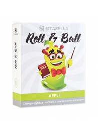 Стимулирующий презерватив-насадка Roll   Ball Apple - Sitabella - купить с доставкой в Химках
