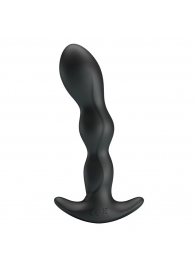 Черный анальный стимулятор простаты с вибрацией Special Anal Massager - 14,5 см. - Baile - в Химках купить с доставкой