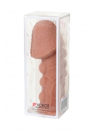 Насадка на фаллос с пузыриками, венками и ребристостью KOKOS Extreme Sleeve 09 - 12,7 см. - KOKOS - в Химках купить с доставкой
