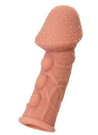 Насадка на фаллос с пузыриками, венками и ребристостью KOKOS Extreme Sleeve 09 - 12,7 см. - KOKOS - в Химках купить с доставкой