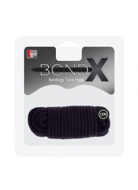 Черная веревка для связывания BONDX LOVE ROPE - 10 м. - Dream Toys - купить с доставкой в Химках