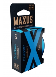 Классические презервативы в железном кейсе MAXUS Classic - 3 шт. - Maxus - купить с доставкой в Химках