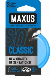 Классические презервативы в железном кейсе MAXUS Classic - 3 шт. - Maxus - купить с доставкой в Химках