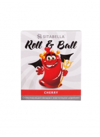 Стимулирующий презерватив-насадка Roll   Ball Cherry - Sitabella - купить с доставкой в Химках
