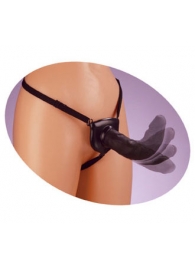 Черный податливый страпон Posable Partner Strap-On - 17,8 см. - Pipedream - купить с доставкой в Химках