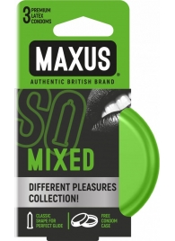 Презервативы в железном кейсе MAXUS Mixed - 3 шт. - Maxus - купить с доставкой в Химках