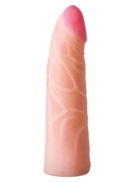 Фаллическая насадка на трусики харнесс - 17,5 см. - LOVETOY (А-Полимер) - купить с доставкой в Химках