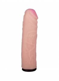 Черный пояс-трусики с насадкой  Гламур Dana  - 15,5 см. - LOVETOY (А-Полимер) - купить с доставкой в Химках