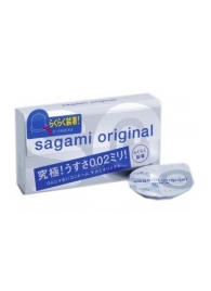 Ультратонкие презервативы Sagami Original QUICK - 6 шт. - Sagami - купить с доставкой в Химках