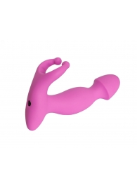 Розовый стимулятор простаты с усиками - 15 см. - 4sexdreaM - в Химках купить с доставкой