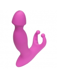 Розовый стимулятор простаты с усиками - 15 см. - 4sexdreaM - в Химках купить с доставкой