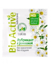 Пробник лубриканта на водной основе Bio Active - 3 гр. - Биоритм - купить с доставкой в Химках